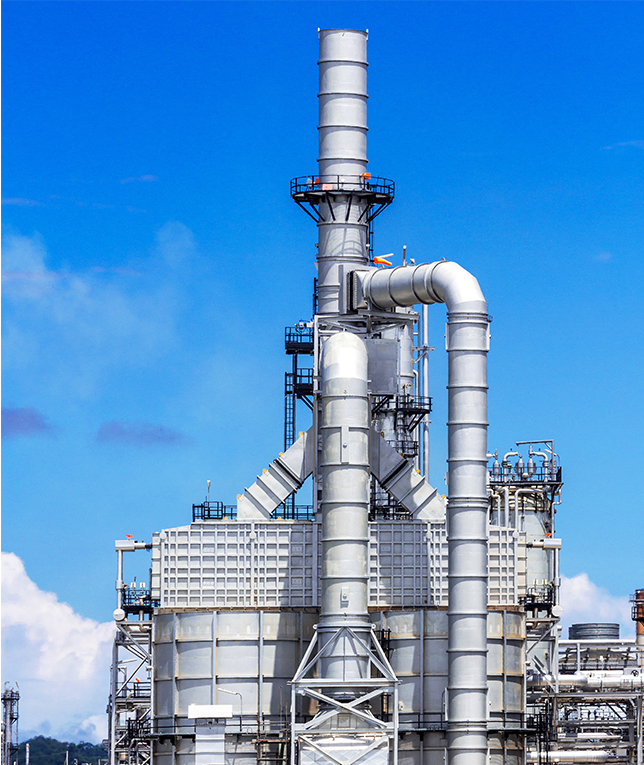 Oil refining ㅔower plant image